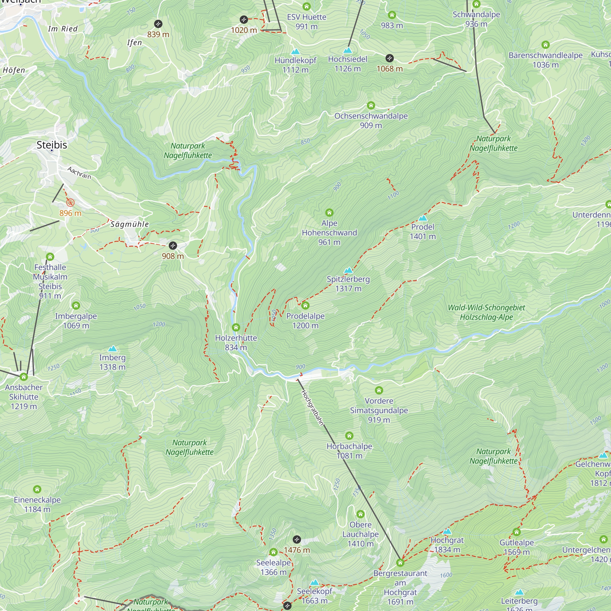 Prodelalpe map