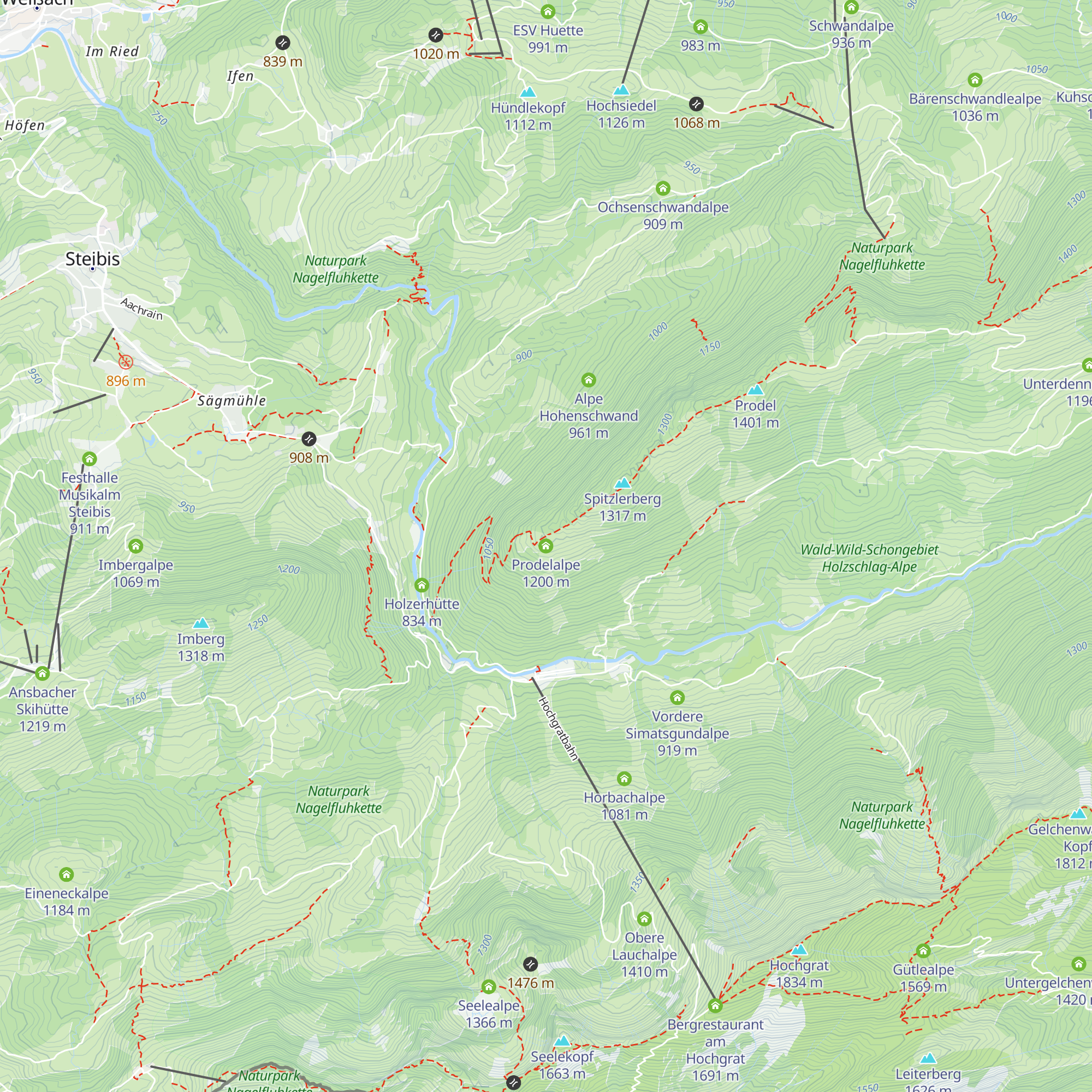 Prodelalpe map