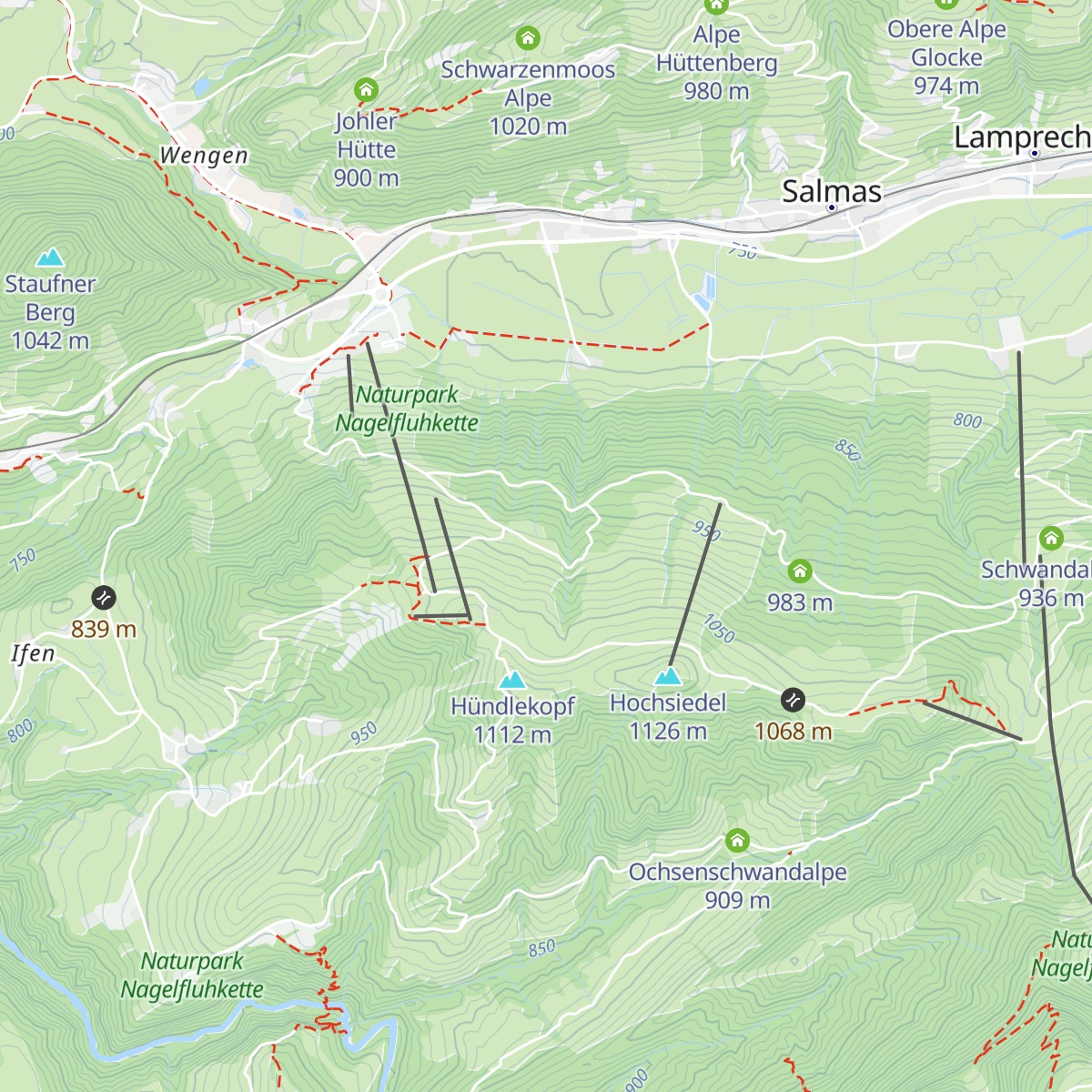 ESV Huette map