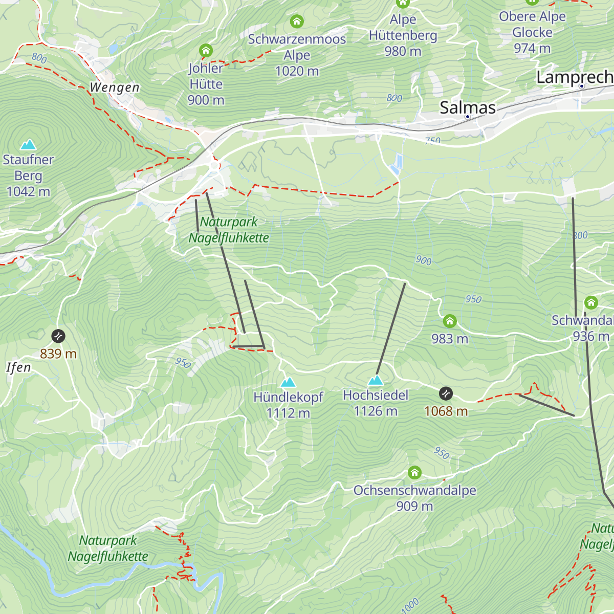ESV Huette map