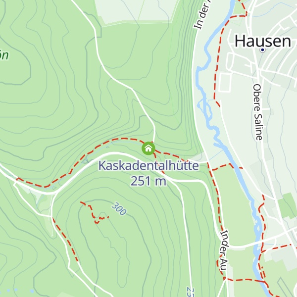 Map of Kaskadentalhütte