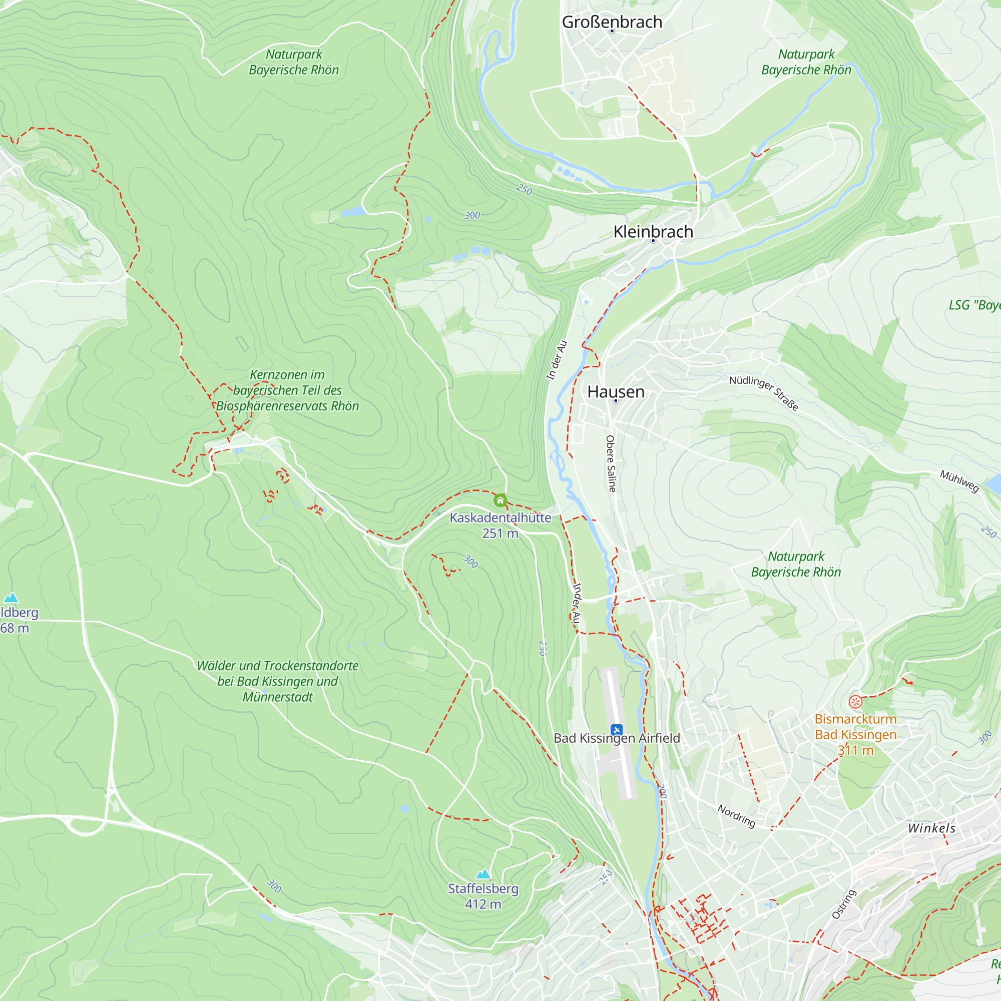 Kaskadentalhütte map