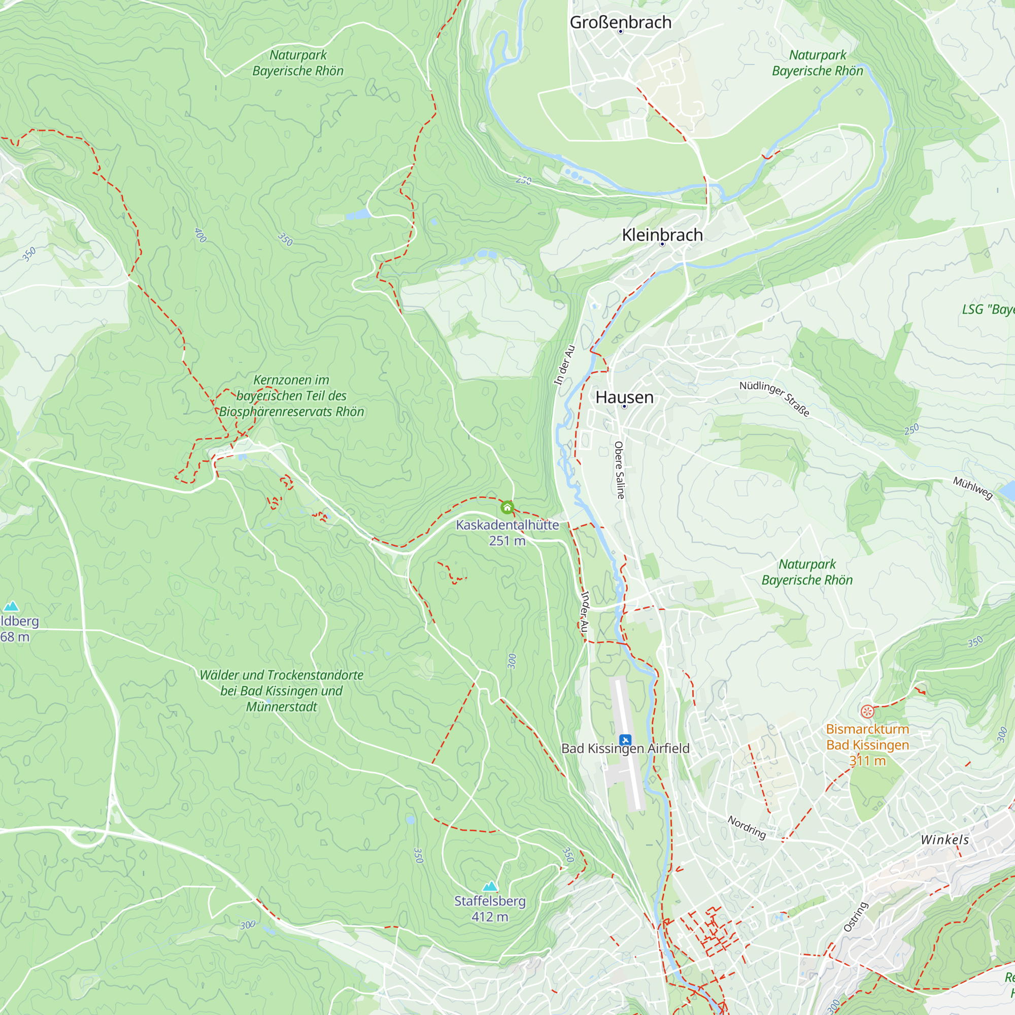 Kaskadentalhütte map