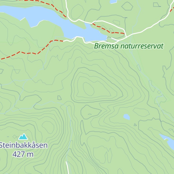 Map of Lauvåsen
