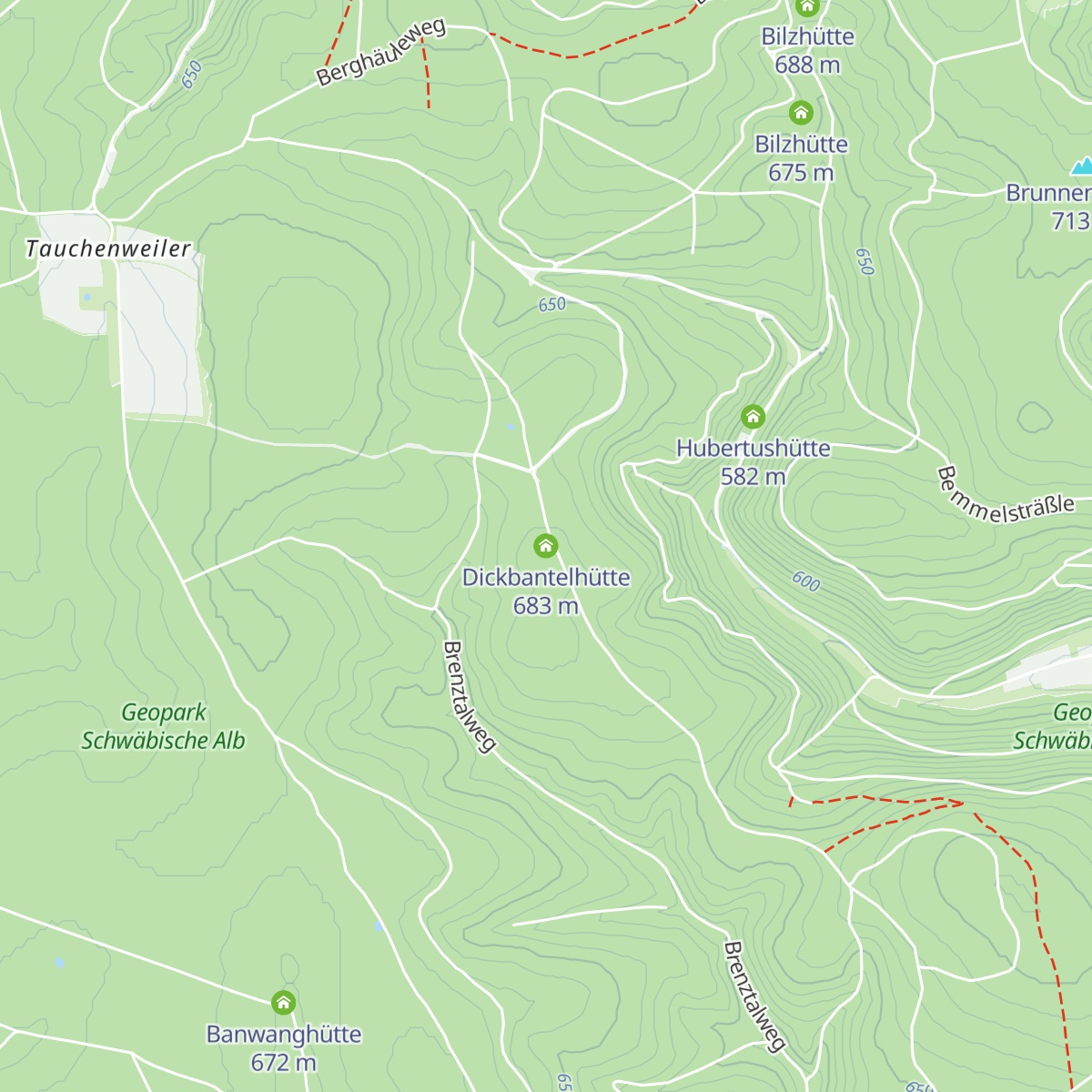 Dickbantelhütte map