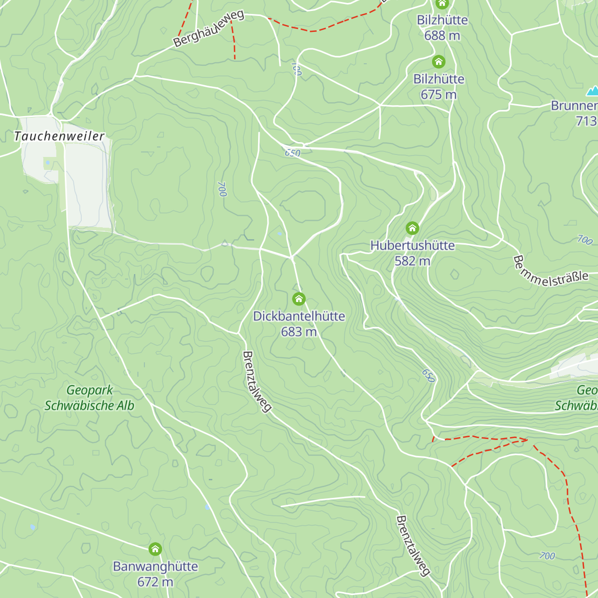 Dickbantelhütte map