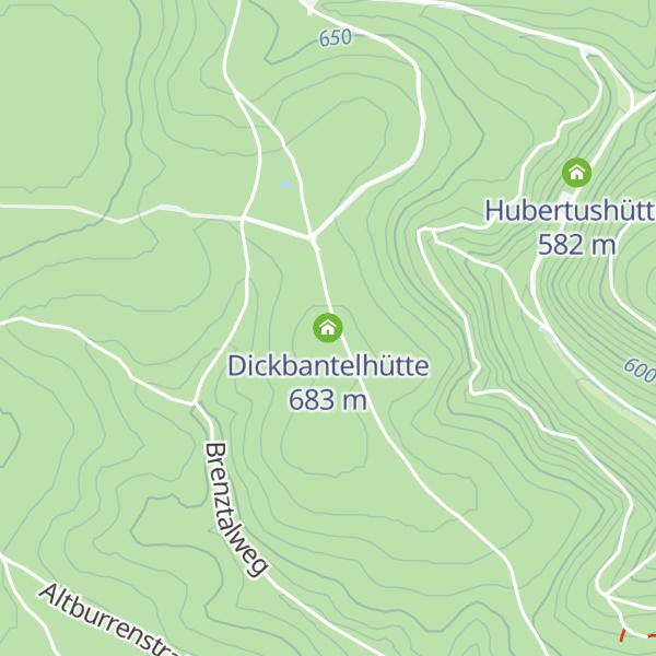Map of Dickbantelhütte