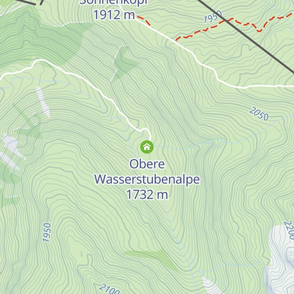 Map of Obere Wasserstubenalpe
