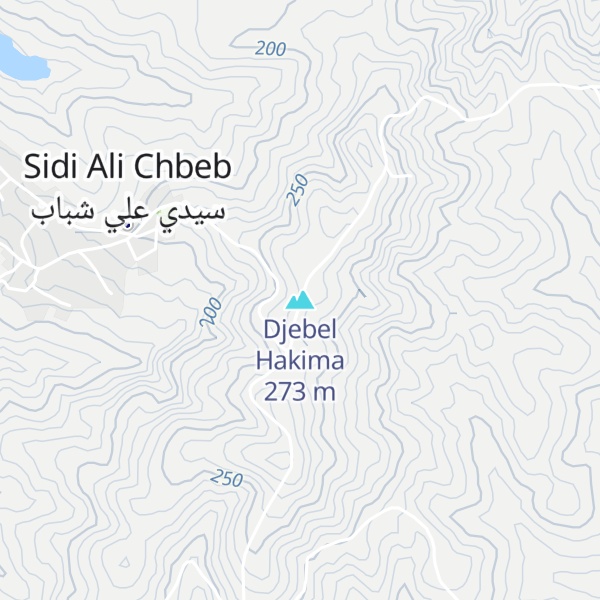 Map of Djebel Hakima