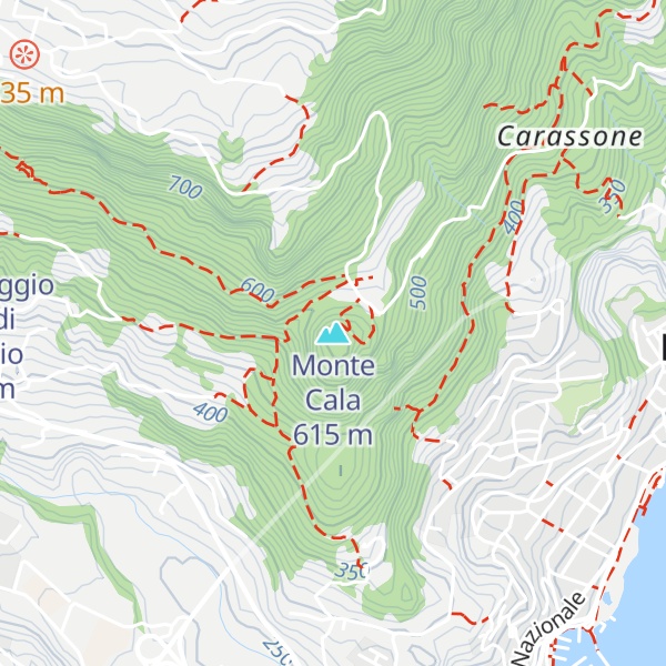 Map of Monte Cala