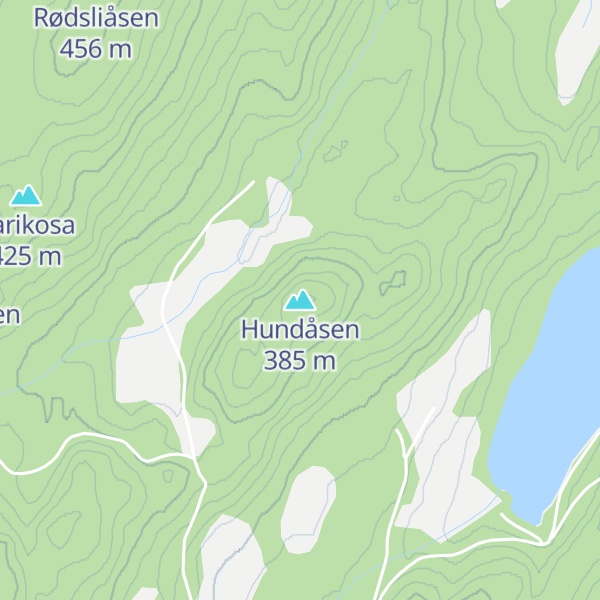 Map of Hundåsen