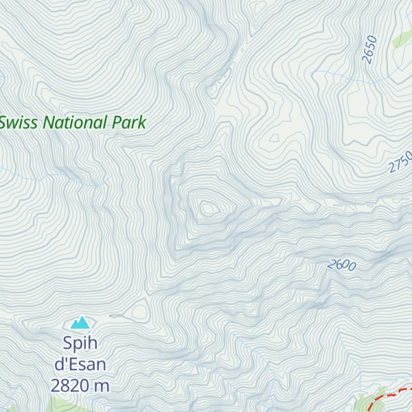 Map of Piz d’Esan