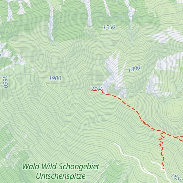 Map of Üntschenspitze