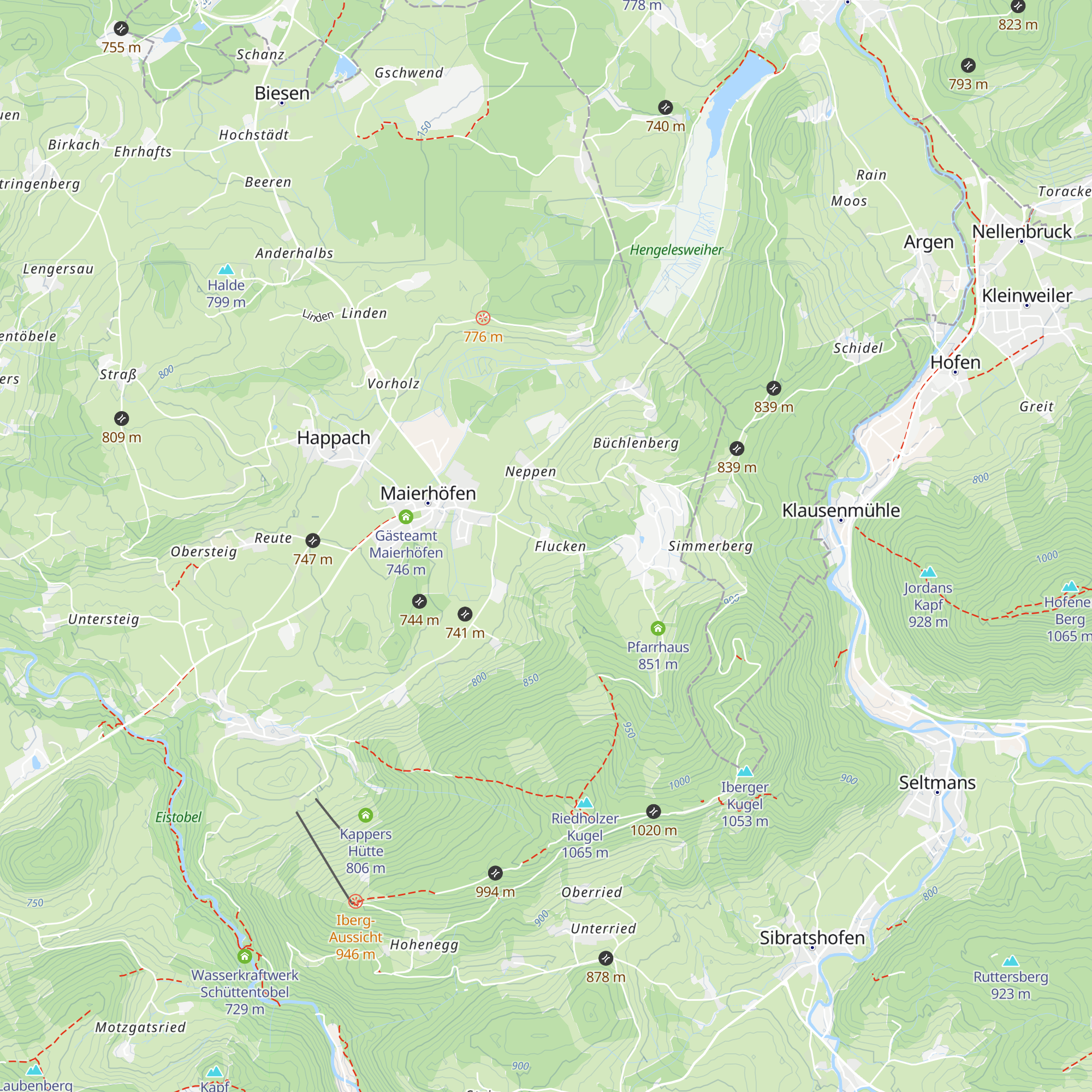 Restaurant Pizzeria Flucken map