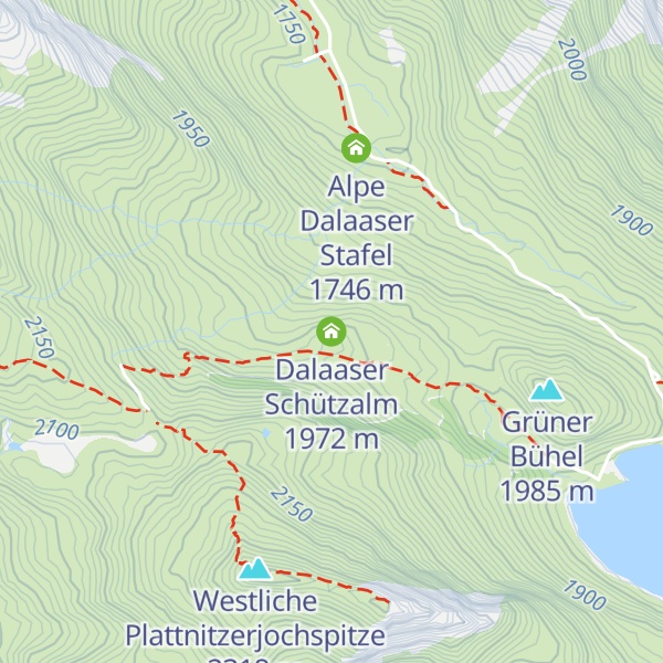Map of Dalaaser Schützalm
