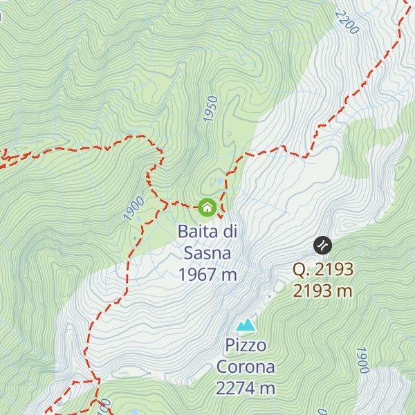 Map of Baita di Sasna
