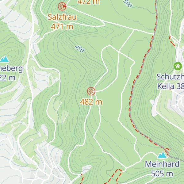 Map of Willi Schein Hütte