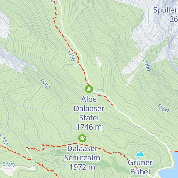 Map of Alpe Dalaaser Stafel