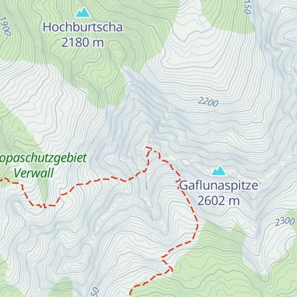 Map of Silbertaler Lobspitze