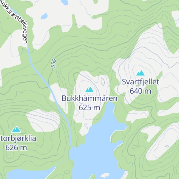Map of Bukkhåmmåren