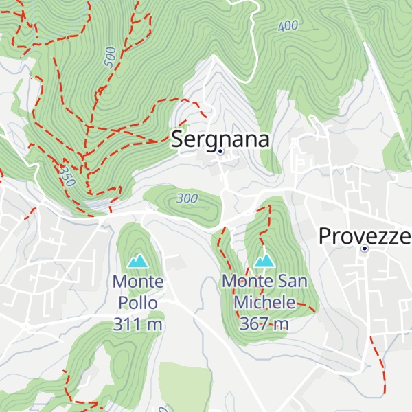 Map of Monte Piane