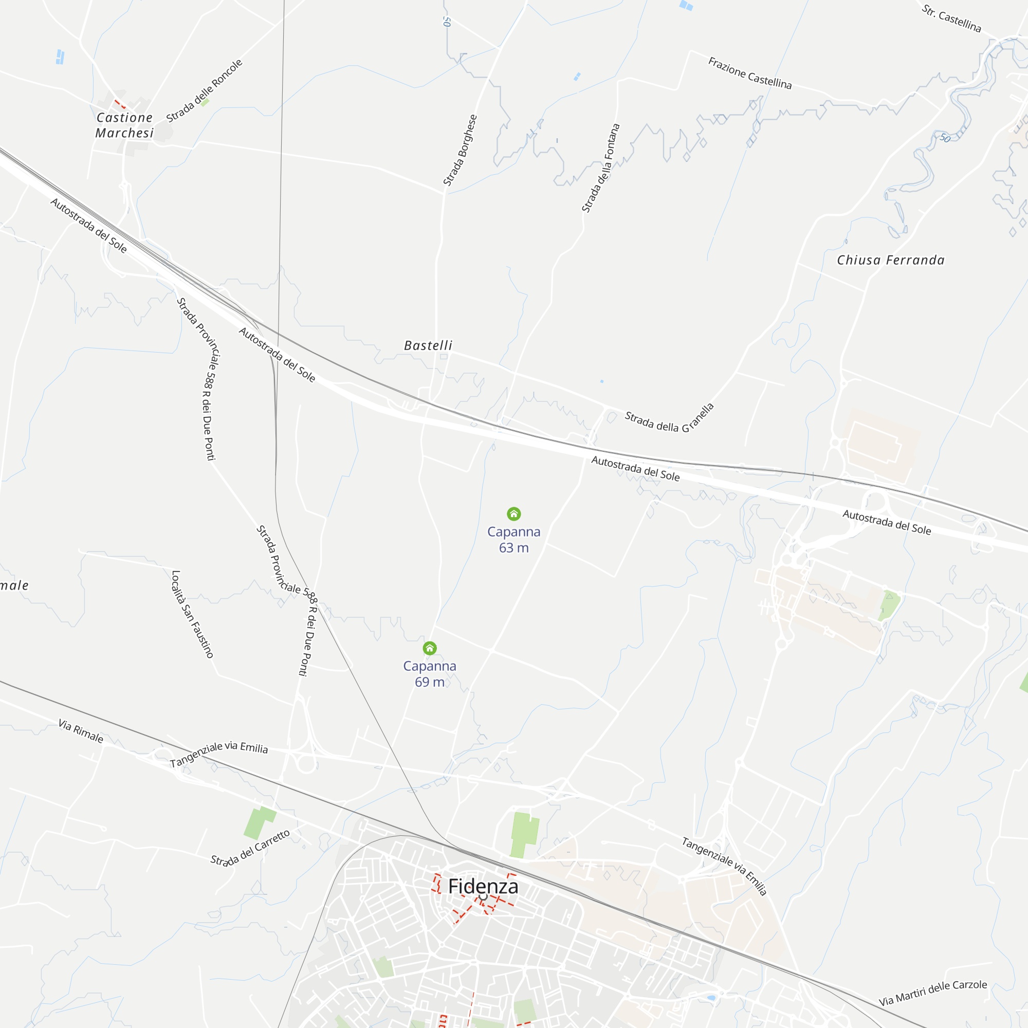 Capanna map