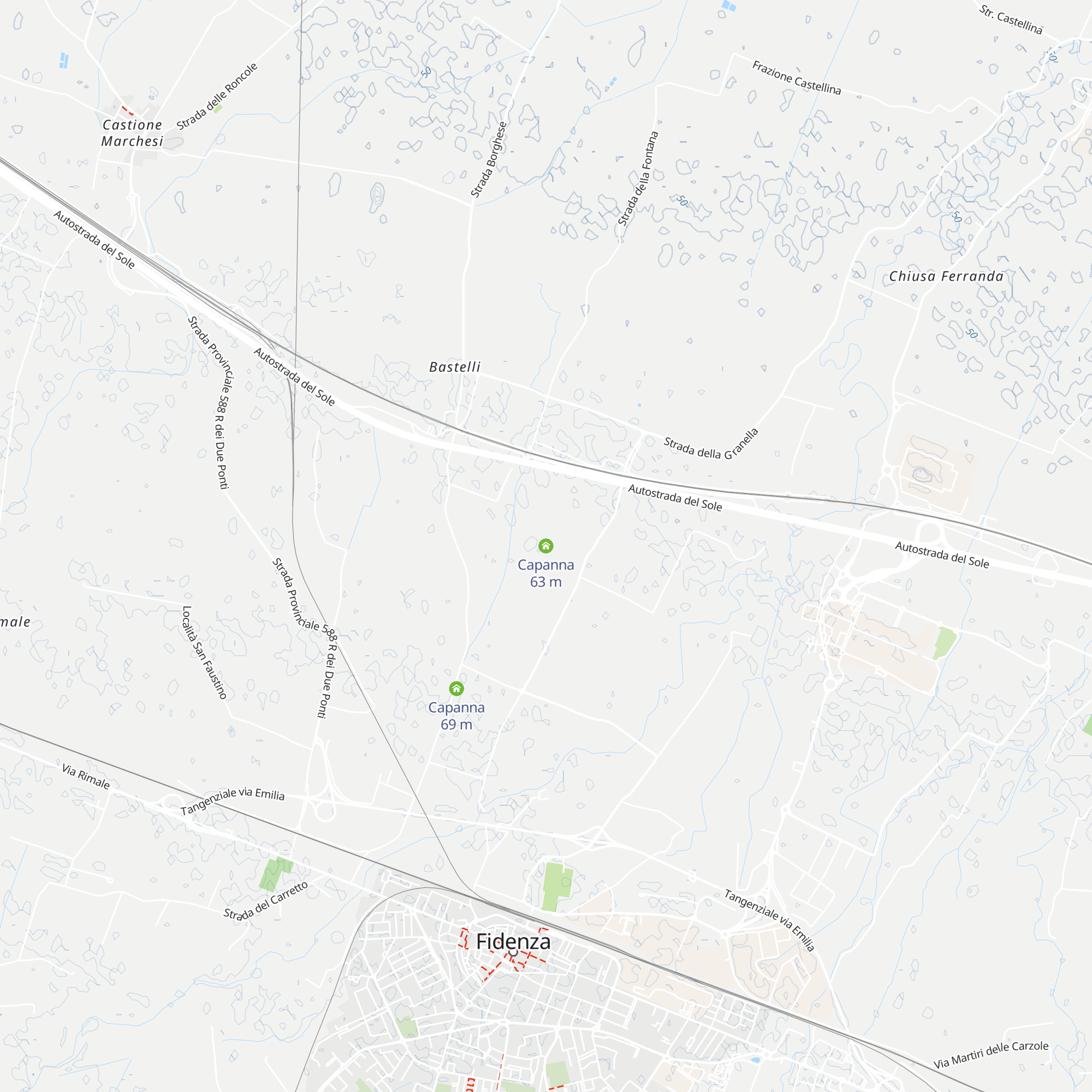 Capanna map