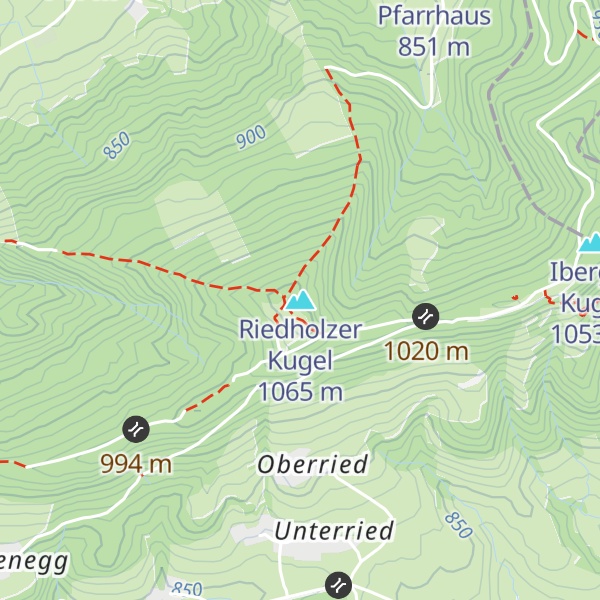 Map of Riedholzer Kugel