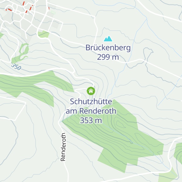 Map of Schutzhütte am Renderoth