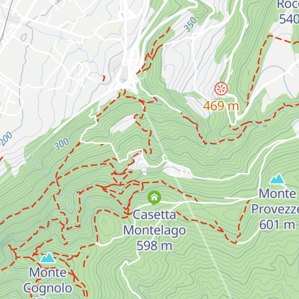 Map of Val dei Precc