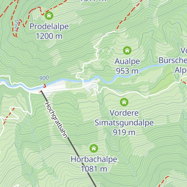 Map of Eibelealpe
