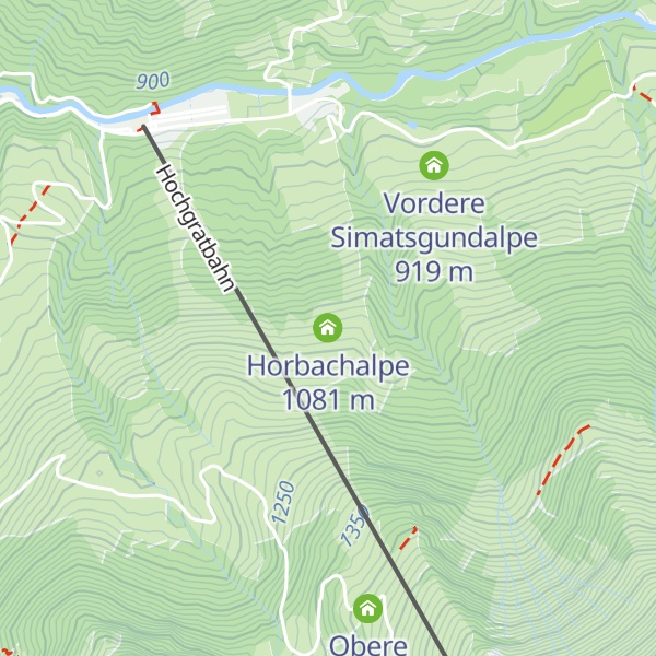 Map of Horbachalpe