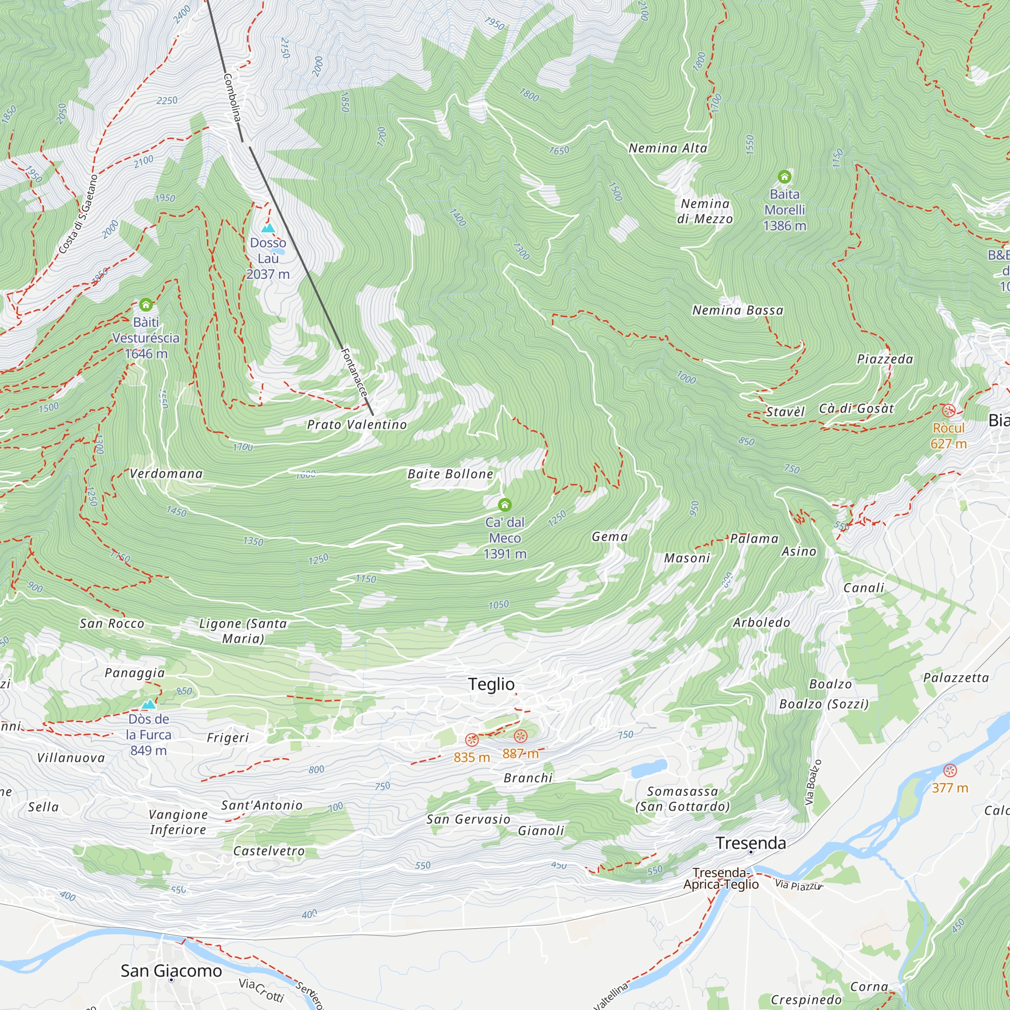 Ca' dal Meco map