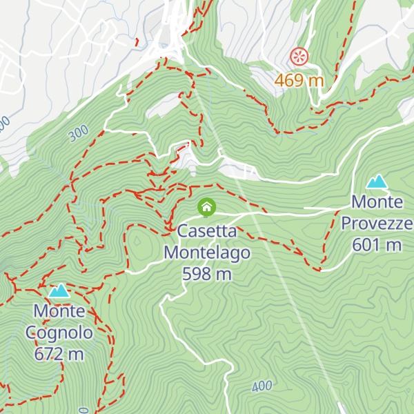 Map of Casetta Montelago