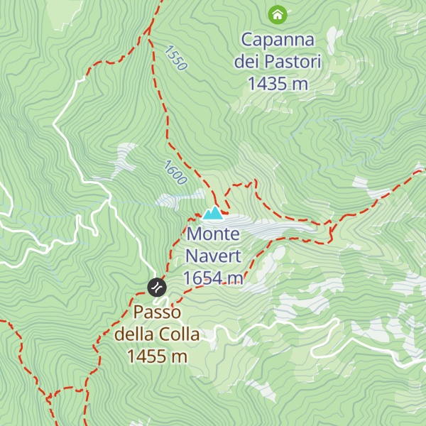 Map of Monte Navert