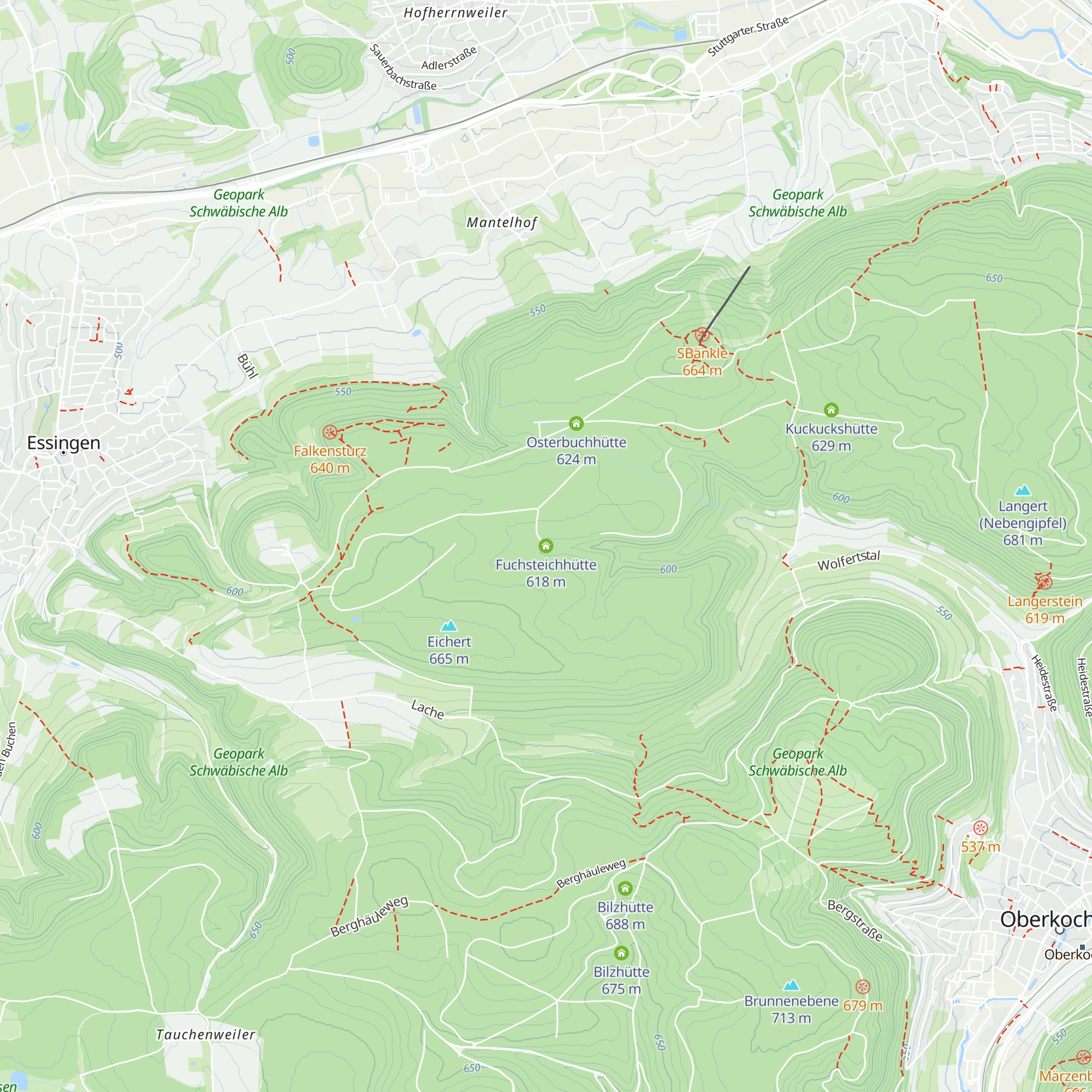 Fuchsteichhütte map