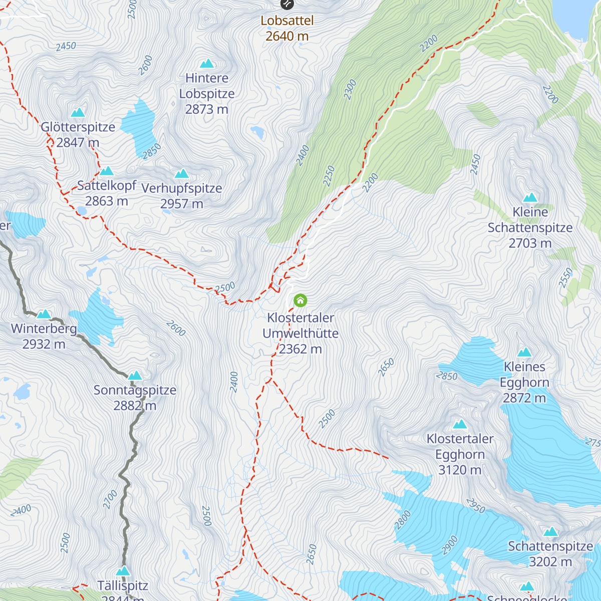 Klostertaler Umwelthütte map