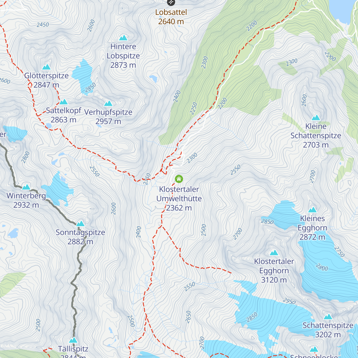 Klostertaler Umwelthütte map