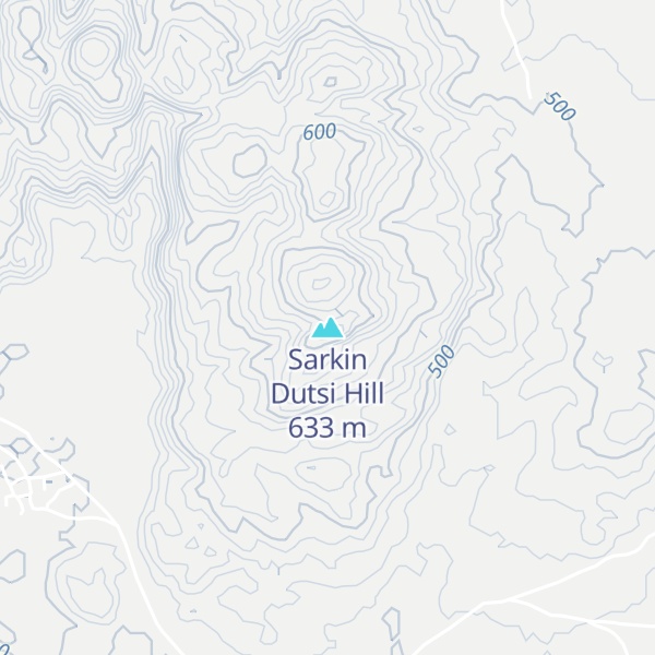 Map of Sarkin Dutsi Hill