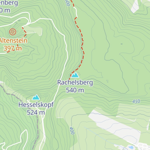 Map of Rachelsberg