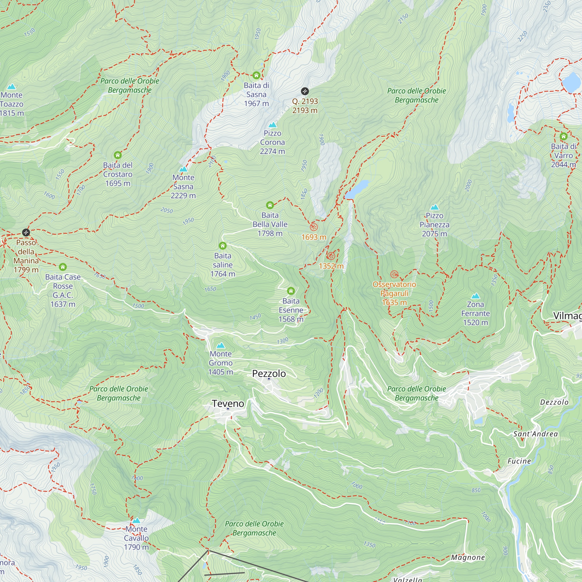 Baita Esenne map
