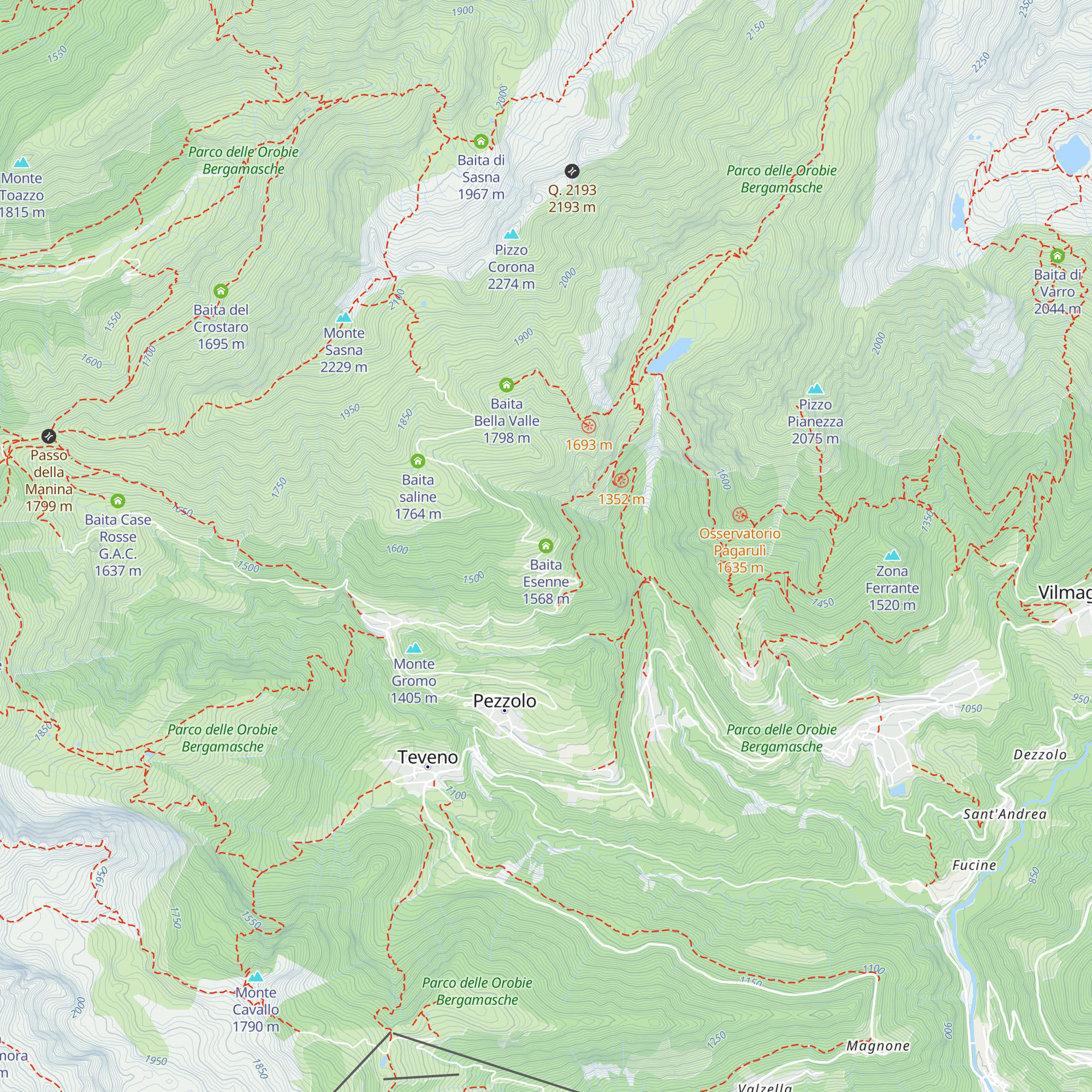 Baita Esenne map