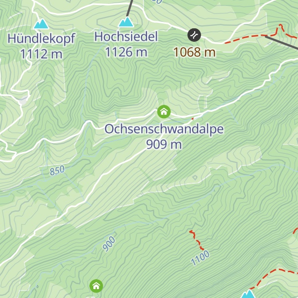 Map of Alpe Sonnhalde