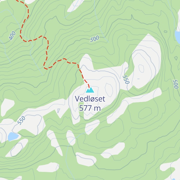 Map of Vedløset