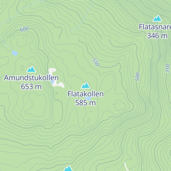 Map of Flatakollen
