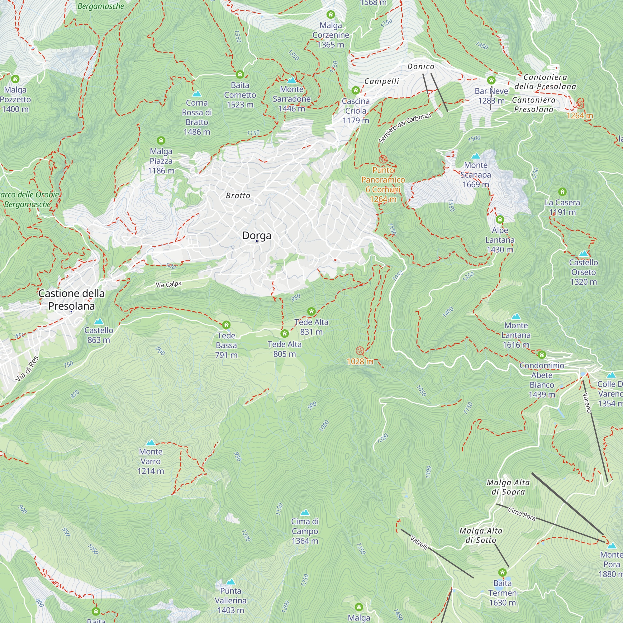 Tede Alta map