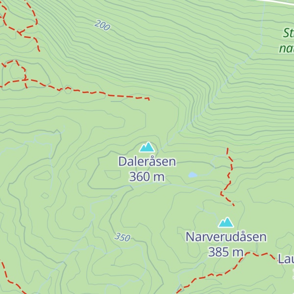 Map of Daleråsen