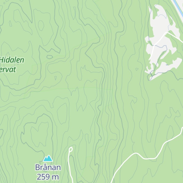 Map of Haukeli