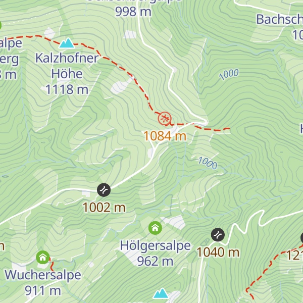 Map of Sennalpe Hompessen