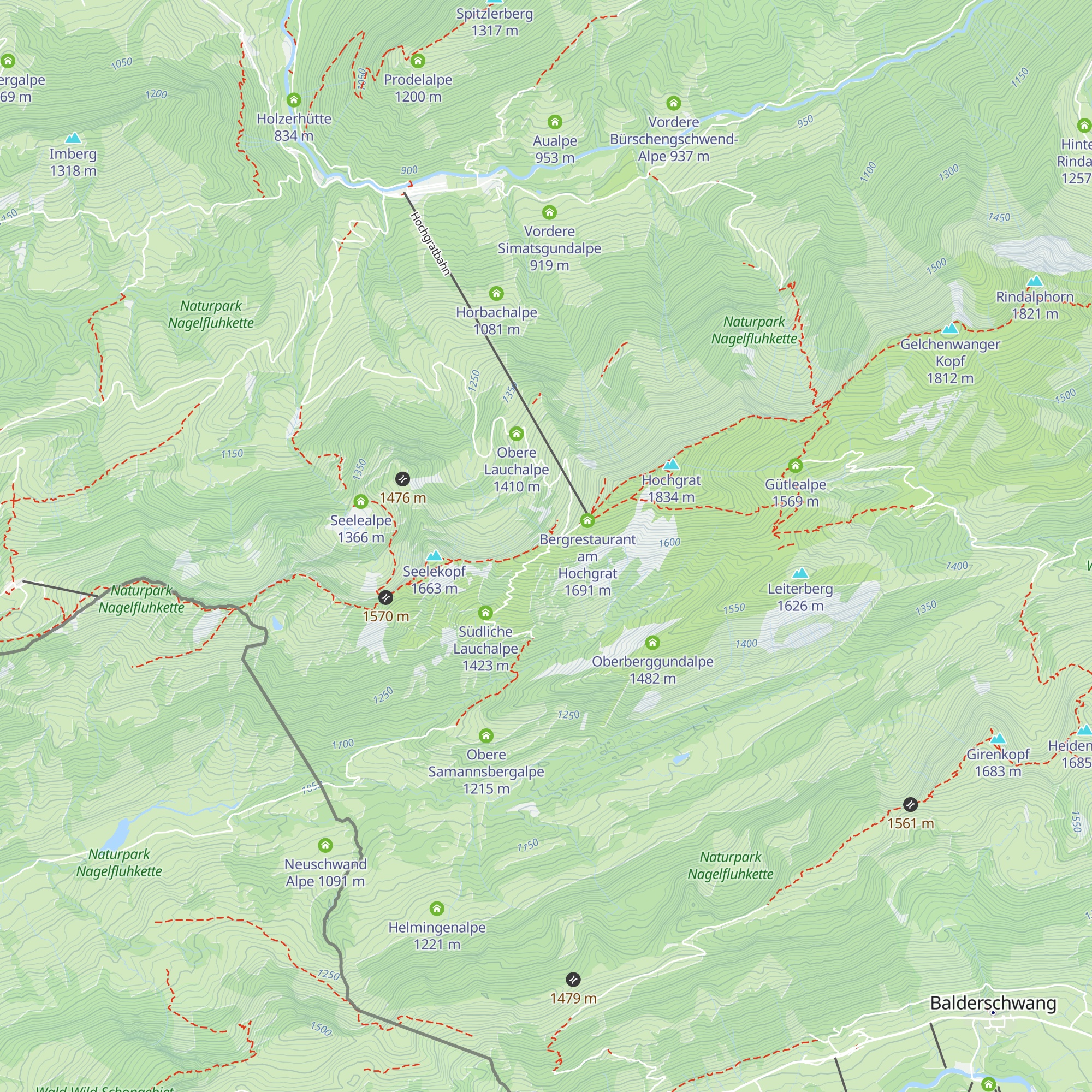 Morgenalpe map